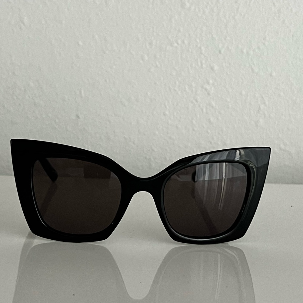 YSL Saint Laurent cat eye black sunglasses
